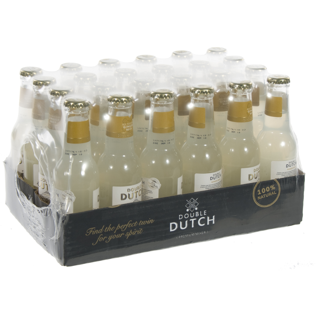 Double Dutch Tonic  Ginger Beer  20 cl  Pak 24 st