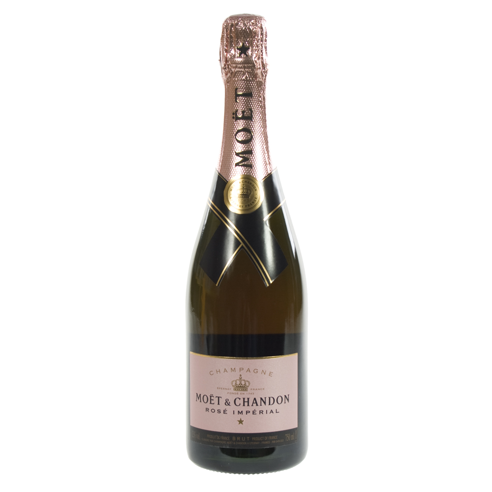 Moet & Chandon geschenkverpakking  Rose  75 cl  1 fles in karton