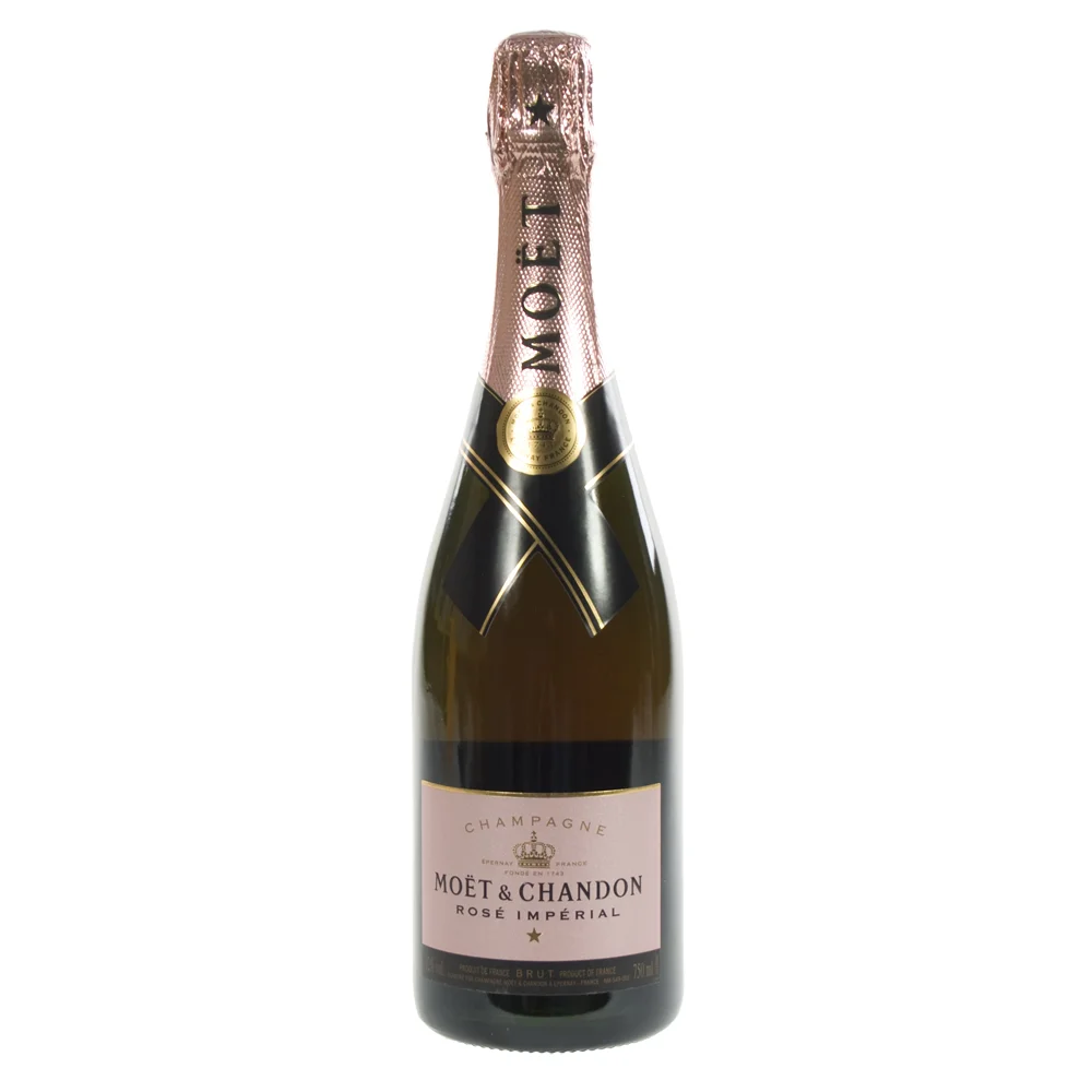Moet & Chandon geschenkverpakking  Rose  75 cl  1 fles in karton
