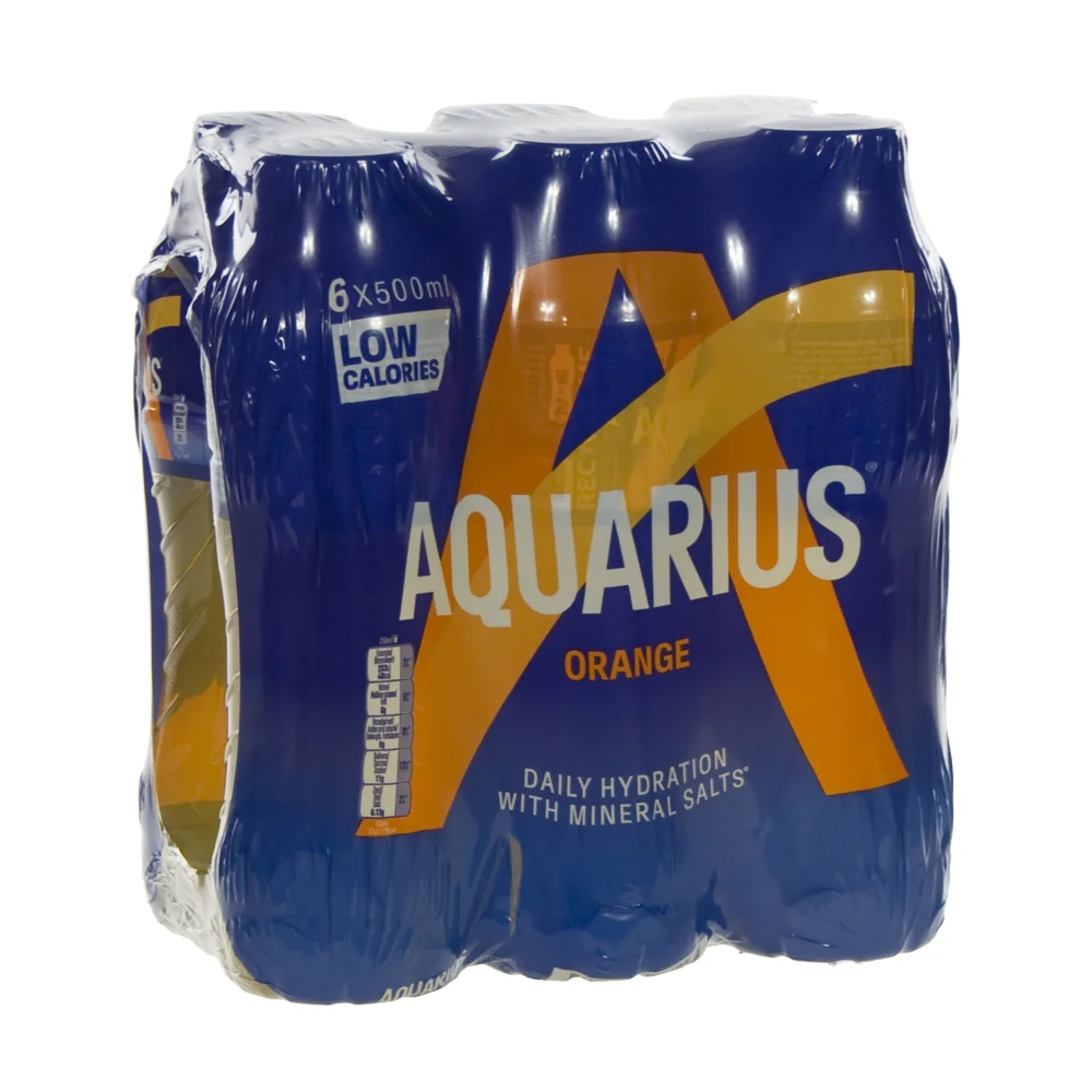 Aquarius  Orange  50 cl  Pak  6 st