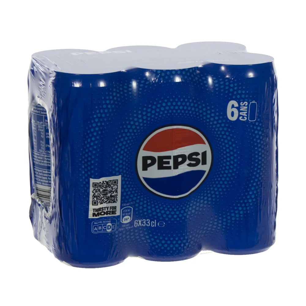 Pepsi BLIK  Regular  33 cl  Blik  6 pak