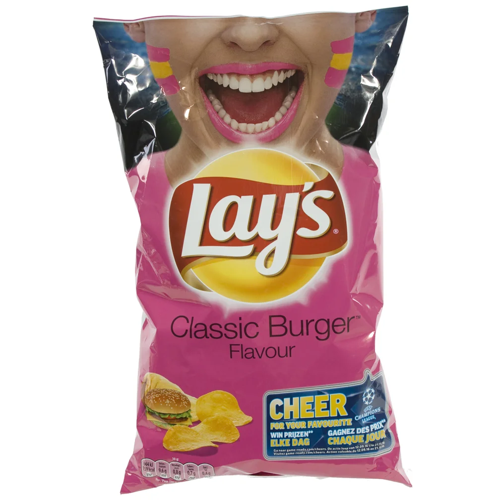 Lays Chips  Classic Burger  Stuk  145 gr