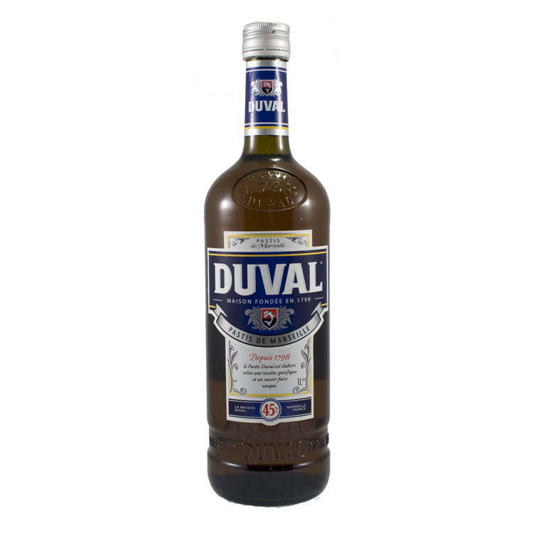 Pastis duval 45°  70 cl  Fles