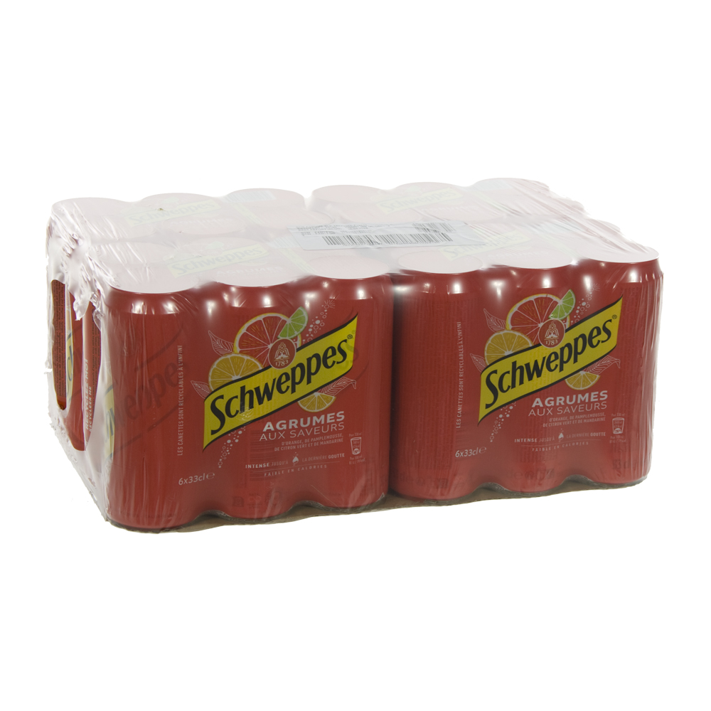 Schweppes Agrum  BLIK  Regular  33 cl  Blik 24 pak