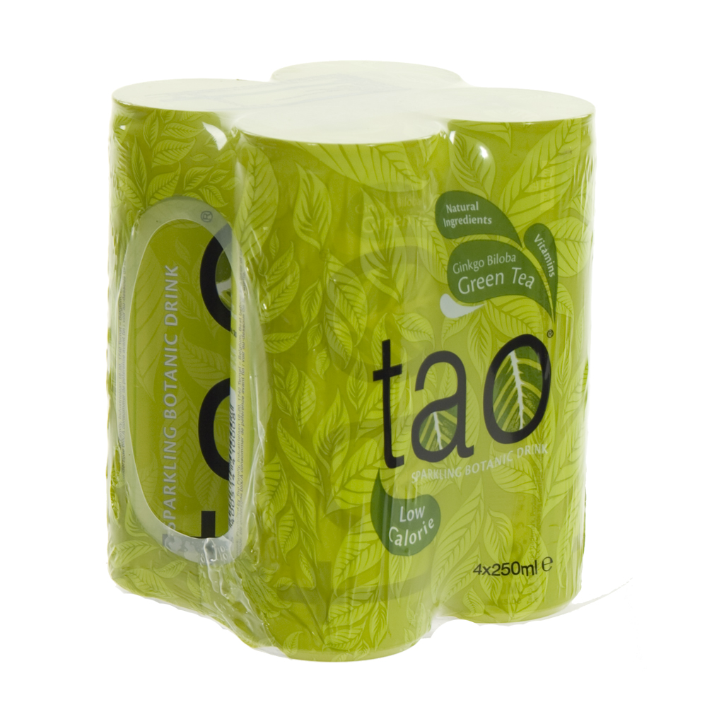 Tao Blik  Green tea  25 cl  Blik 4 pak